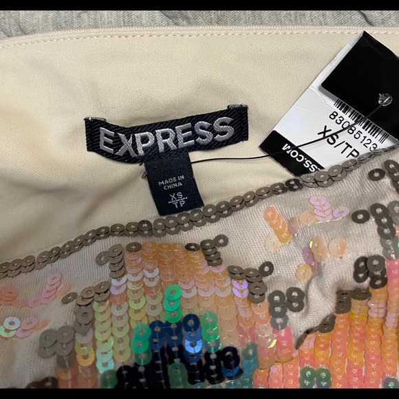 NWT Express Sequins Skirt - Picture 6 of 6